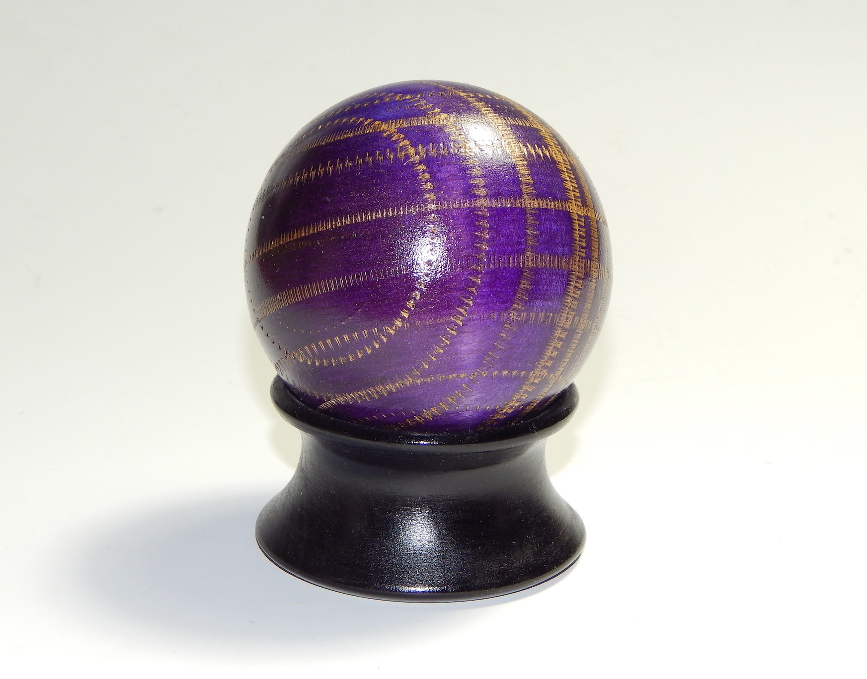 Dick Gerard - Textured Purple Sphere